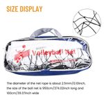 Volleyball Net Heavy Duty Indoor Sports Mesh Net Outdoor Sports High Quality