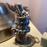 Vintage Pewter Millennium 2000 Ice Bucket Champagne Bottle Wine Stopper. New.
