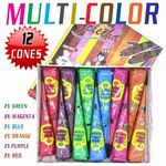 Golecha Henna Mehandi Temporary Tattoo/Body Art/ Faux Freckles Multicolor Cones