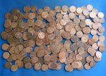 JOBLOT OF 250x USA ONE 1 CENT COINS