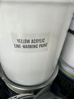 Yellow Acrylic Heavy Duty Road Line-Marking Paint Professional Paint 10Lt