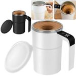 Rechargeable Magnetic Automatic Stirring Mixing Mug, Milk Coffee Tea Stirrer Cup