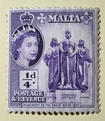 Malta Monument To The Great Siege Stamp 1956