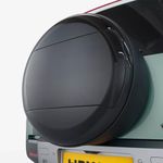 HAWKE Rear Wheel Cover Gloss Black Unbranded fits DEFENDER 90 L663 MY20