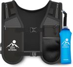 Running Vest with Waterproof Phone Pouch - Breathable Hydration Pack with 500ml