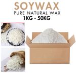 1KG-50KG Soy Wax 100% Pure Candle Making Wax Natural Flakes Clean Burning Soya