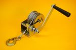Manual Hand Winch 600lb + Steel Rope 8m & Hook Trailer Caravan Boat Winch Marine