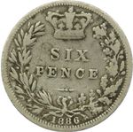 1838 TO 1901 VICTORIA SILVER SIXPENCES CHOICE OF YEAR / DATE