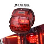 Red LED Running Brake Tail Light For Harley Touring Road King Electra Glide 99+