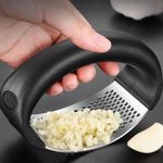 Stainless Steel Peeler Garlic Press Crusher Mincer Squeezer Kitchen Manual Tool