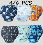 Baby Infant Waterproof Reusable Cotton Kids Potty Training Pants Nappy Boy Girls