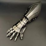 3D Printing Gothic Long Gloves Techwear Punk Medieval Cosplay