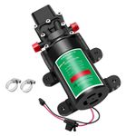 12V DC Water Pump 3L/Min Self-Priming Diaphragm 65 Psi for RV Boat Garden Use