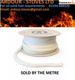 White Fire Rope ,Hard, Soft, Stove Rope, Wood Burner, Door Rope, Door Seal