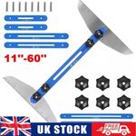 A Set Stair Tread Template Tool Length Adjustable 11in-60in Measuring Jig Gauge
