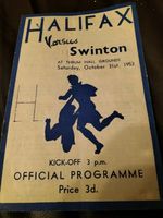 VINTAGE HALIFAX V SWINTON 31ST OCTOBER 1953