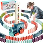 YSAMAX Domino Laying Electric Train Toy Set, Develop Eye-Hand Coordination, Abil