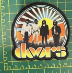 The Doors Classic Cut Out Sunrise Logo Sew Or Iron On Patch Officially Licensed