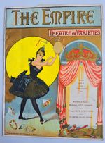 1895 TWO Alhambra & Empire Theatre programmes Music Hall ballet wrestling
