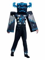 UK Kids Cosplay Minecraft Halloween Costume Jumpsuit Fancy Dress Party New