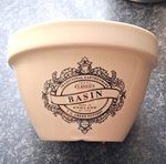 T.G. Green Pottery Classics Ivory Earthenware Basin Bowl, Made in England
