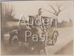 Man With Vintage Car HM 7262 Real Photo 112x85mm