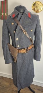 Officer's Greatcoat Lieutenant Colonel Soviet Army Coat/Belt/Portupeya/Cobura