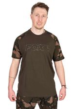 Fox Camo Outline Print T-Shirt Khaki Carp Fishing ALL SIZES