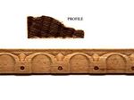 Dolls House Raised Royal Pattern Beech Wood Cornice Coving Wooden Moulding Trim