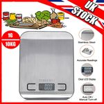 10kg Digital Kitchen Scales Electronic Balance LCD Food Weight Postal Scale UK