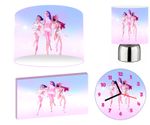 K-POP DEMON HUNTERS - 10" Lightshade, Touch Lamp, Wall Art, Wall Clock or Bundle