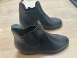 Aigle Short Rubber Jodhpur Riding Boots Black UK Size 3 EU 35 36 Chelsea Yard