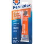PERMATEX 81730 FLOWABLE SILICONE WINDSHIELD & GLASS SEALER, 1.5 OZ