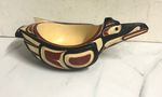 Canadian handmade Native American (First Nations) raven feast bowl