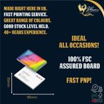 Business Cards Personalised Printed Business Cards Customised 350gsm matt finish