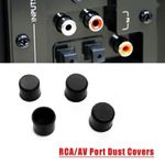 Silicone Stopper Cap RCA Interface Dust Protection Plug Cap Port Dust Covers