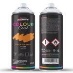 ProMatic Colour Coat Tiger Orange RAL 2011 Gloss 1K Acrylic Spray Paint 400ml