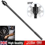 1/2" Drive BREAKER BAR 24" 600mm Long Strong Arm Power Bar Wheel Wrench - UK