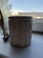 Antique Maling Ribbed White Marmalade Jar Victorian Ironstone Jam Pot Newcastle