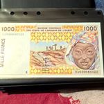 BCEAO 1000 Francs West African States Banknote 1 Note Uncertified 02040040523