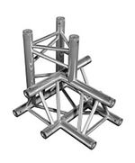 Aluminium Trussing TRIO 290 3-Way T Horizontal + 1 Down