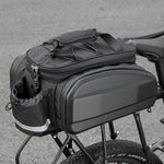 General Bicycle Rear Bag Hard Shell Expandable Bike Pannier Rack Pack Bag