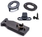 DOT Turnbutton fastener military black 6mm kit eyelet twist base boat canopy
