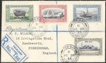 Scarce, Falkland Islands, 1933 Centenary Fox Bay  registered WT Wilson cover