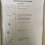 100 sheets inkjet or laser A4 Clear OHP Transparent Film. 