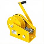 Aim Tools Hand Winch 2600LB Manual Ratchet Brake Pulling Lifting Trailer Winch