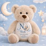 Personalised Teddy Bear Baby Birth Details Name Newborn Keepsake Gift