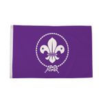Flagtex Scouts Purple Flag Scout Flag Scouting Flag with Eyelets