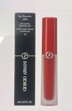 Giorgio Armani Lip Maestro Satin Lip Colour 12 Secret Date Full Size New In Box