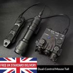Dbal m300 combo laser/torch with constant/momentary 3 click button pad peq15box 